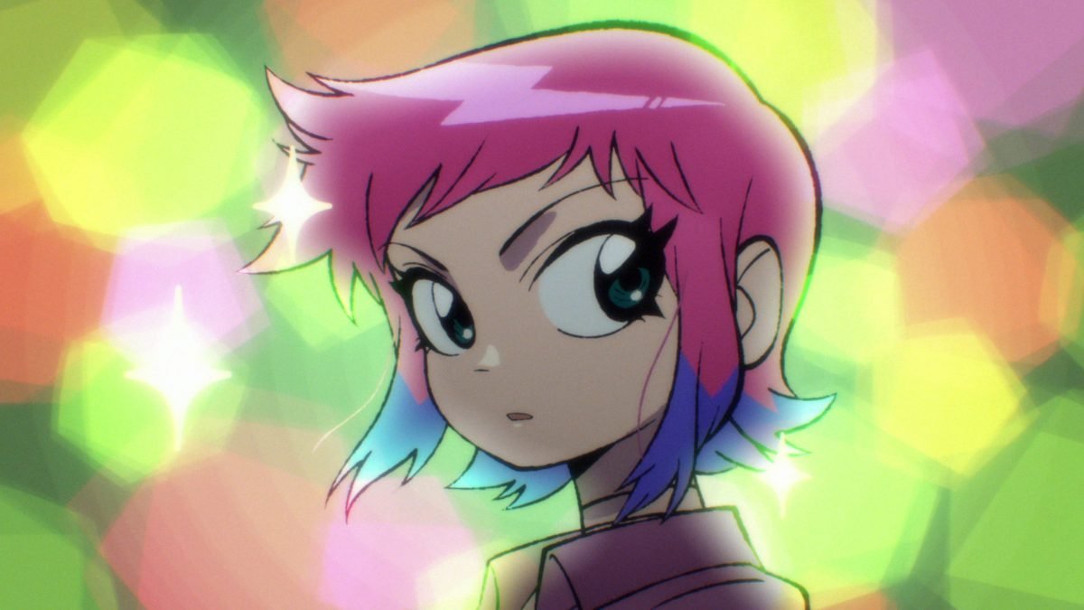 an image from the Scott Pilgrim anime on Netflix