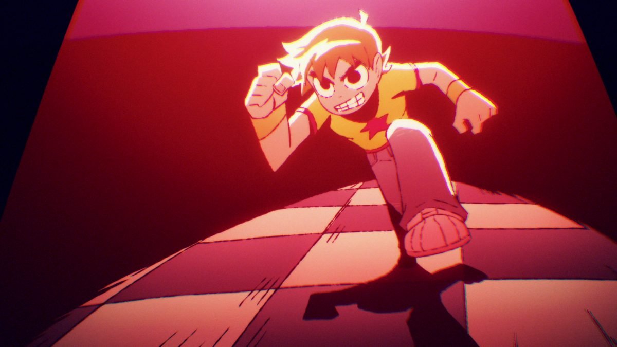 an image from the Scott Pilgrim anime on Netflix