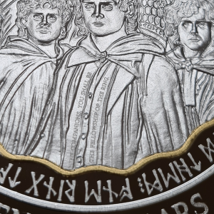 LOTR Coin Fellowship of the Ring closeup