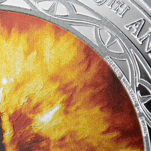 LOTR coin photo_A Shadow in the East_Eye of Sauron Closeup